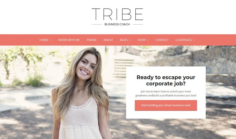 Tema WordPress Tribo para um Blog em 2018