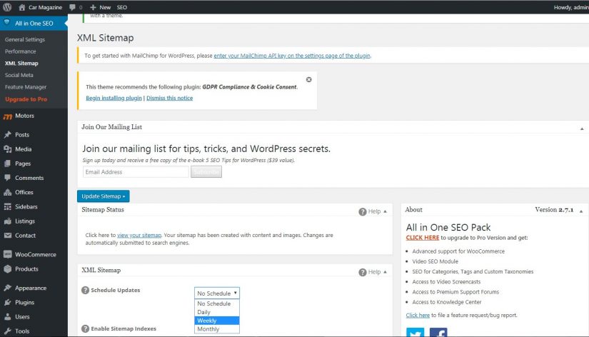 12 - All-in-One-SEO-Paket - XML-Sitemap