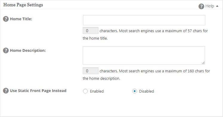 02 - All-in-One-SEO-Paket - Homepage-Einstellungen