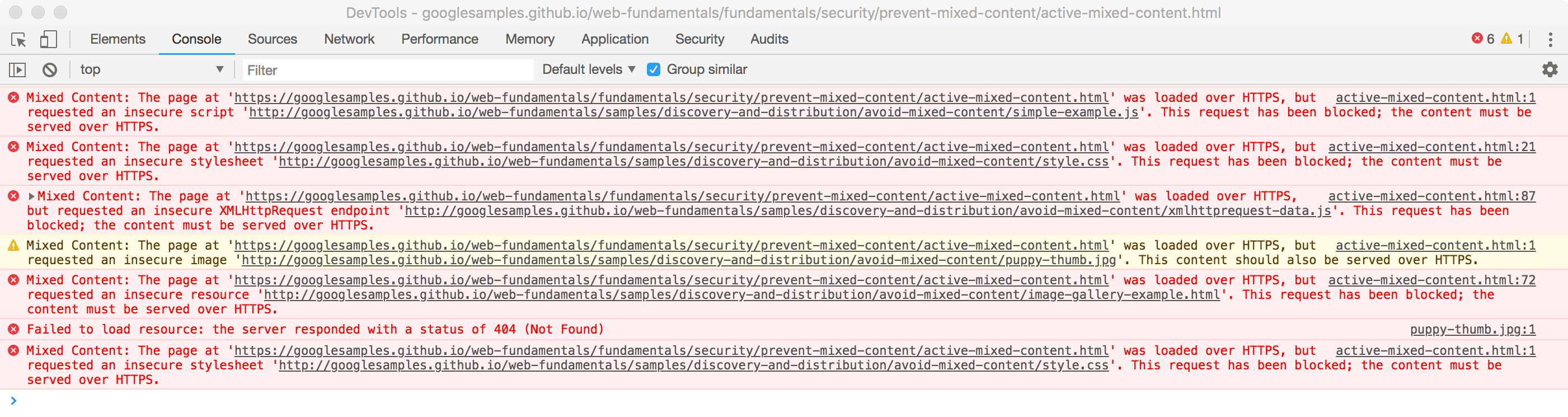 Console JavaScript