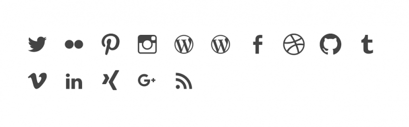 SVG Social Menú WordPress org