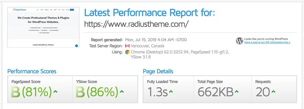 gtmatrix speed test