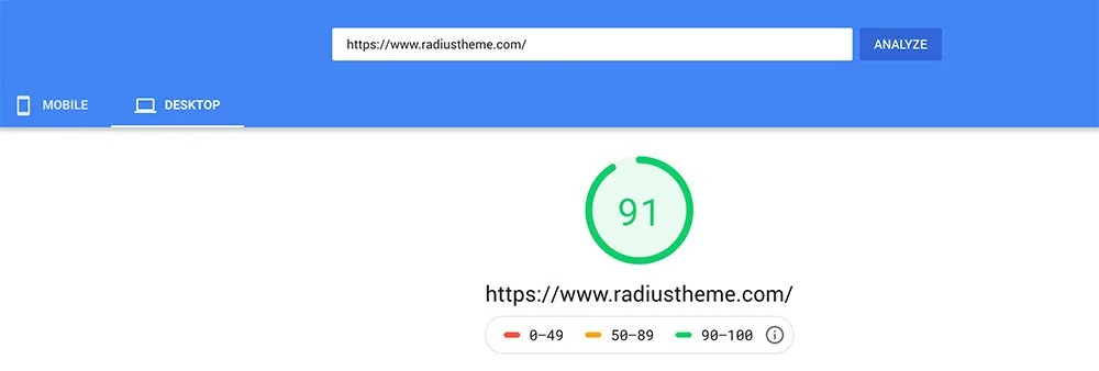 Page speed insight To Check Your Site Speed
