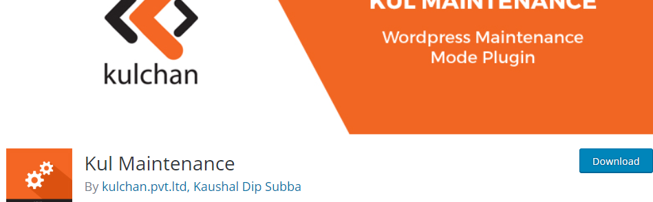 Kul Maintenance _ Wordpress.org