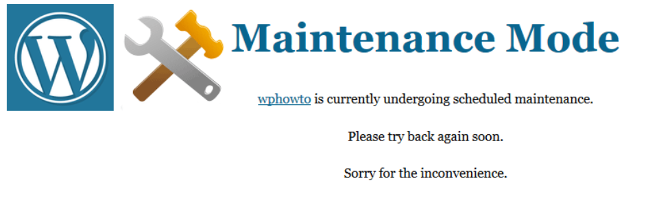 Simple Maintenance _ Wordpress.org