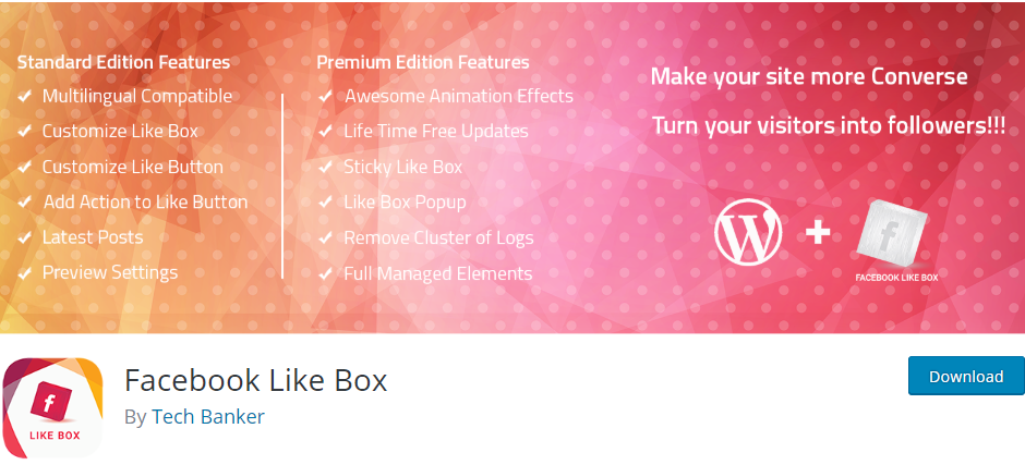Wordpress Like Plugin