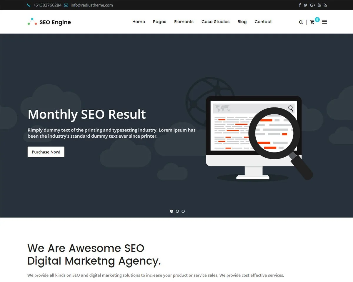 tema WordPress terbaik untuk perusahaan SEO