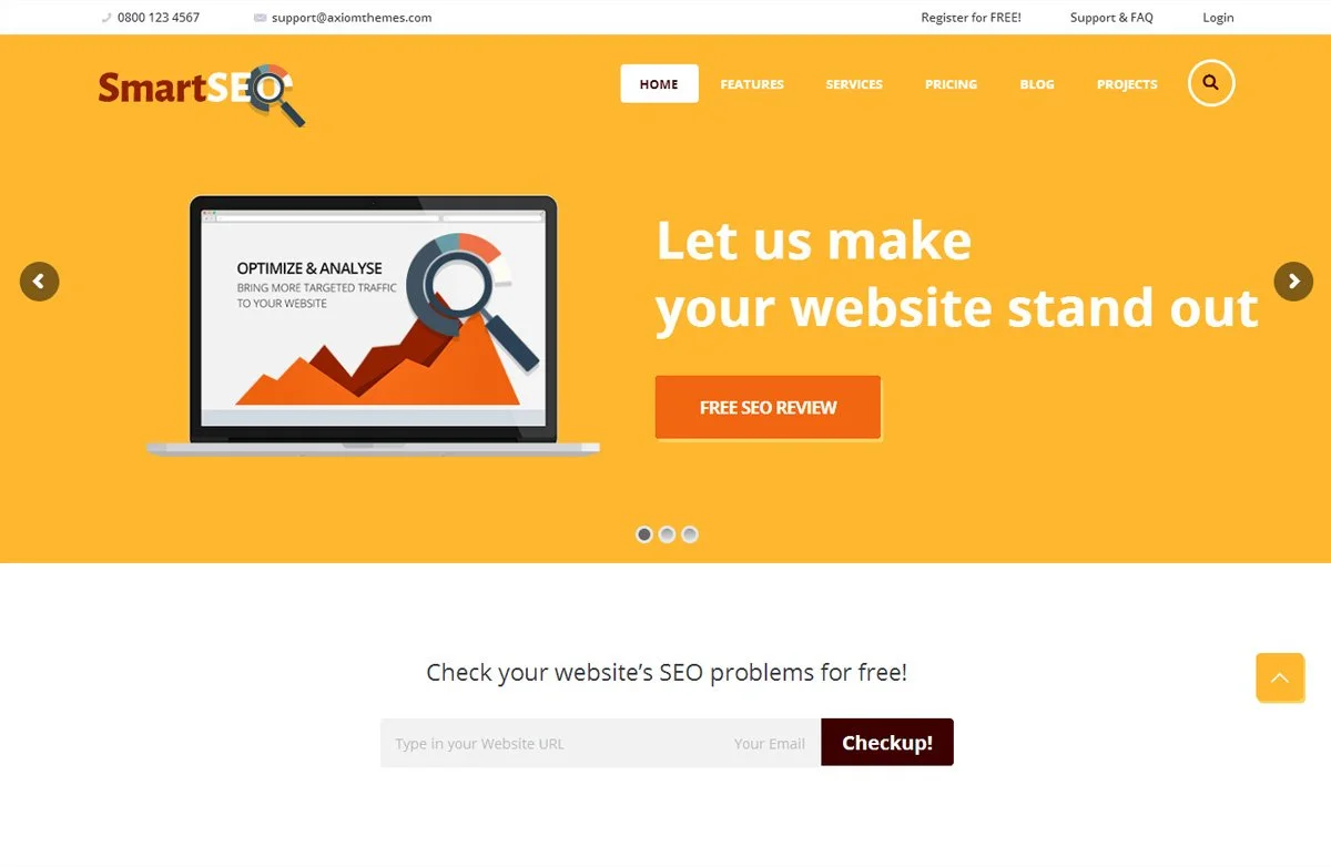 Tema WordPress untuk agensi SEO