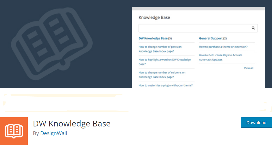 Wordpress Knowledge Base Plugin