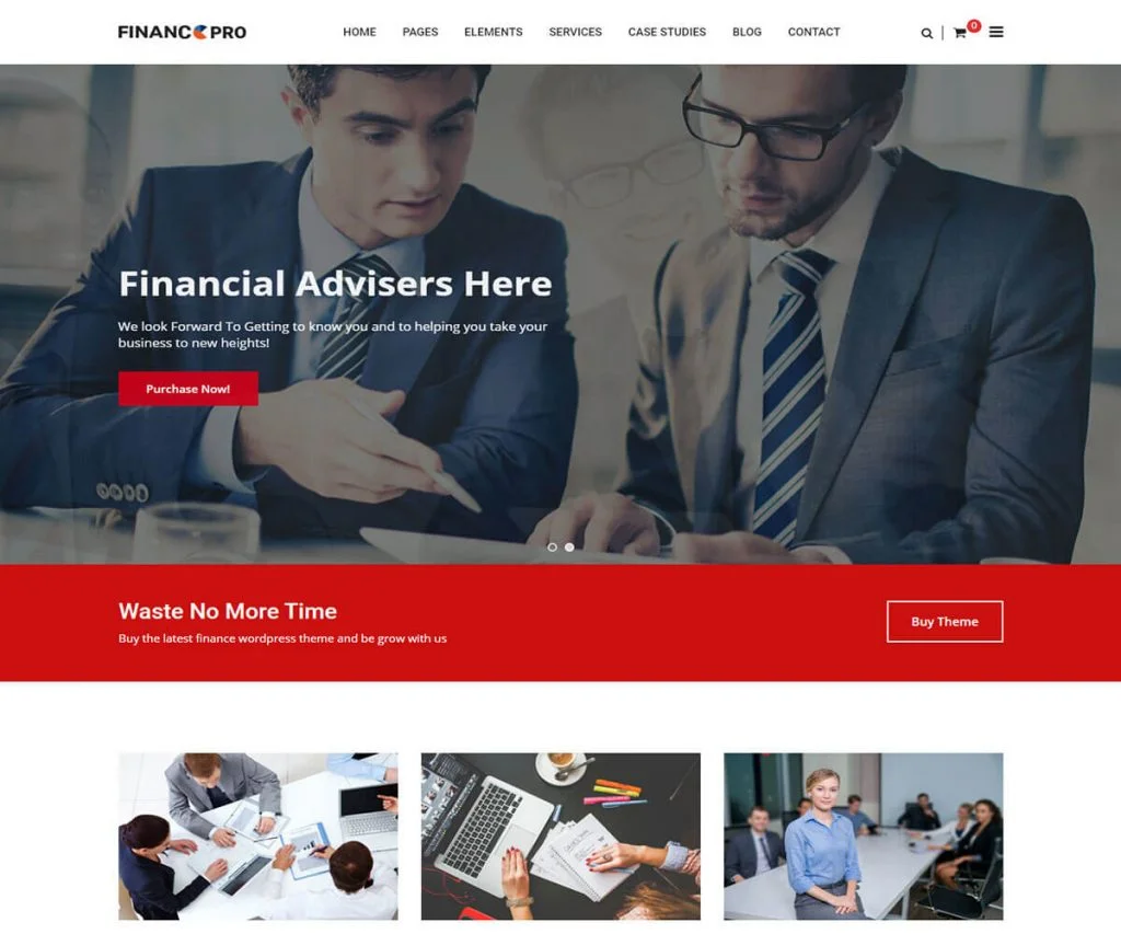Finance-Pro商务咨询wordpress主题