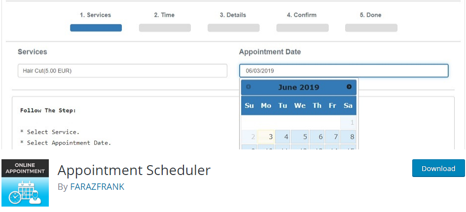 Wordpress Schedule Plugin