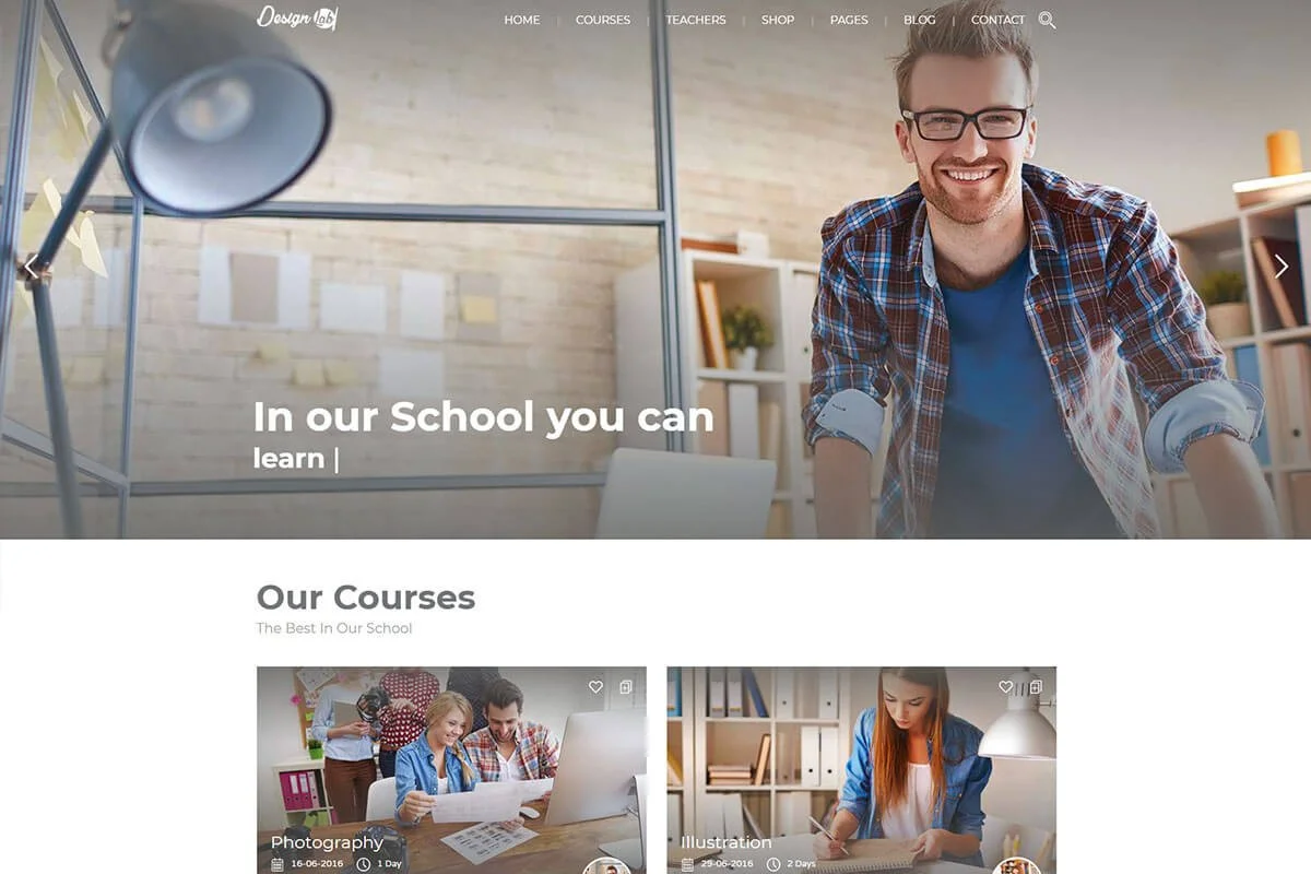 mejor tema de WordPress para sitios web educativos