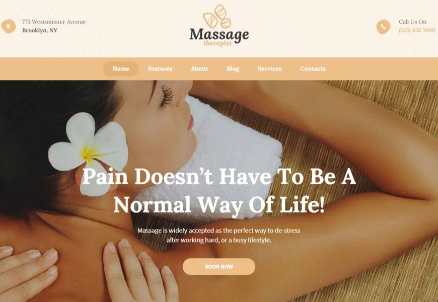 tema de wordpress de salón de spa