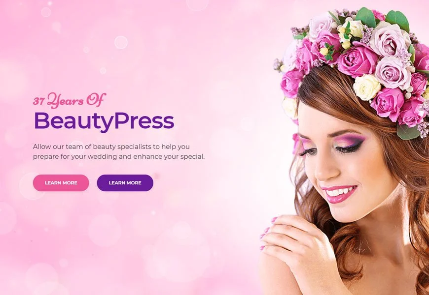 tema de wordpress de salón de belleza