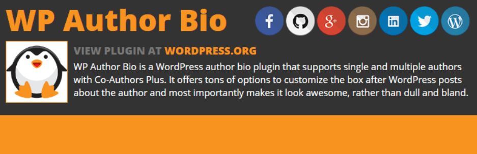 Wp Author Bio