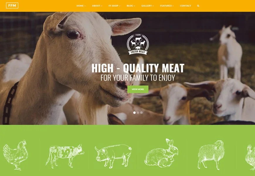 ร้านค้าออร์แกนิกตอบสนองธีม WooCommerce