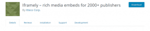 Iframely – Rich Media Embeds For 2000 Publishers – Wordpress Plugin Wordpress Org