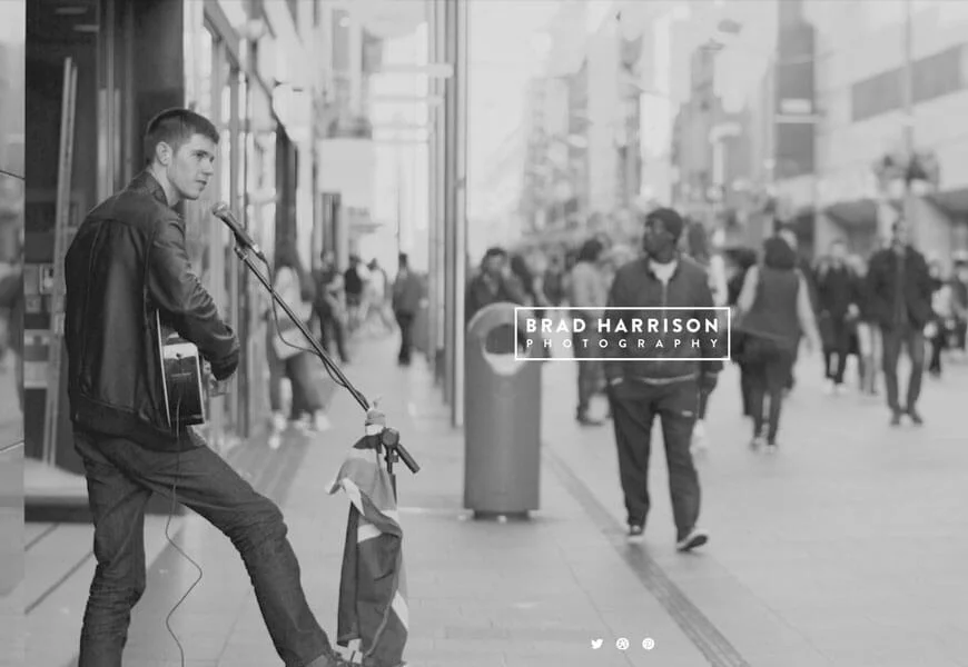 modelo WordPress de fotografia