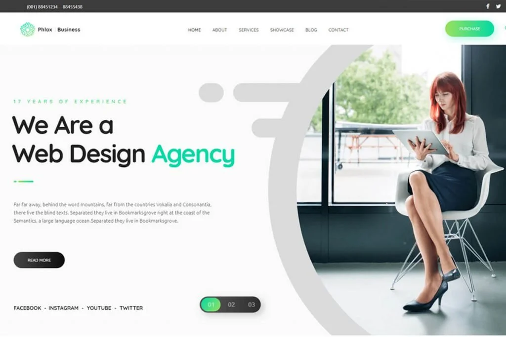 tema wordpress multiuso agência digital
