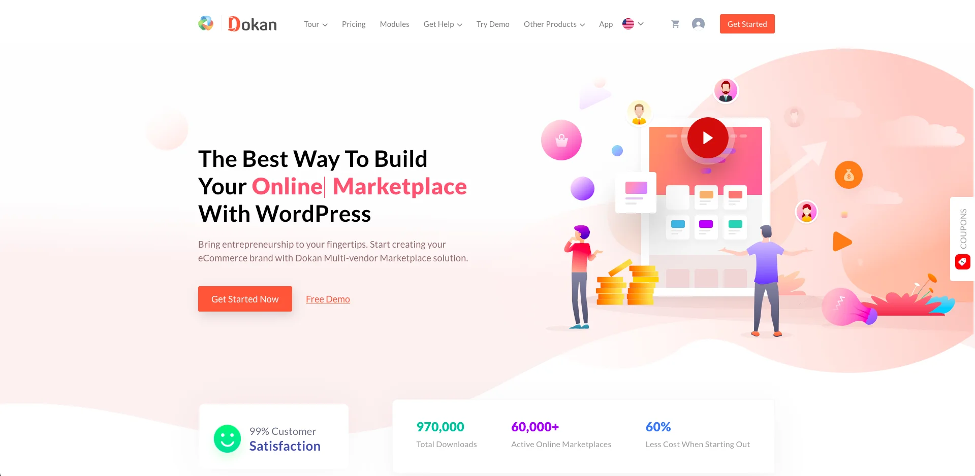 Dokan - melhor plugin de vários fornecedores Woocommerce