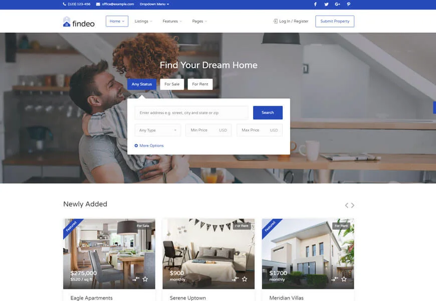 findeo é o site imobiliário