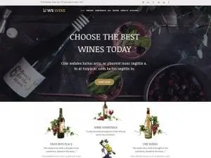 Free Ws Wine Wordpress Theme 1