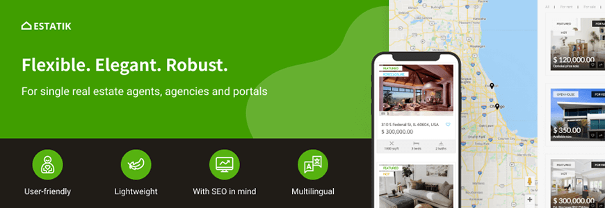 Estatik - plugins WordPress imobiliários