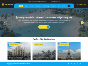 Free Vw Travel Wordpress Theme