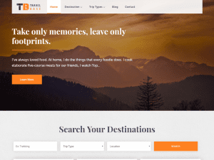 Free Travel Base Wordpress Theme
