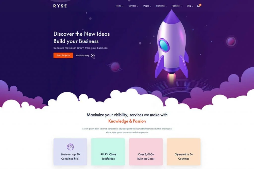 saas tema WordPress