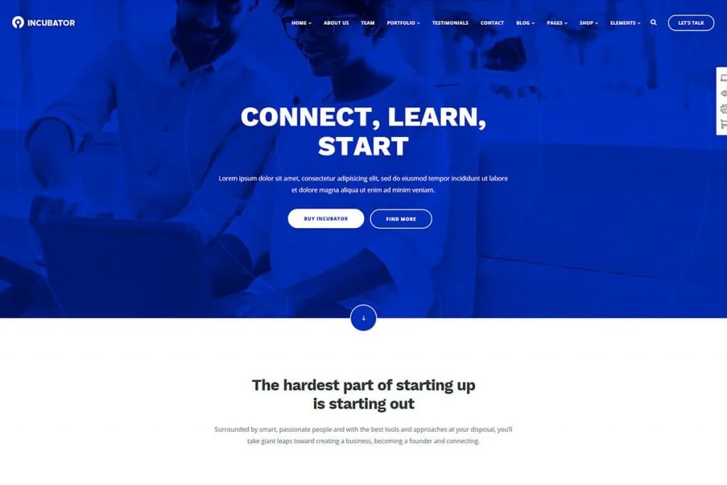 Tema WordPress Agensi Startup Terbaik