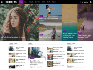 Free Focus Magazine Wordpress Theme