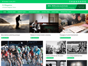 Free Di Magazine Wordpress Theme