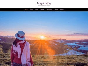 Free Maya Blog Wordpress Theme