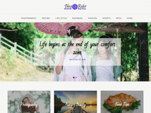 Free Blog Rider Wordpress Theme