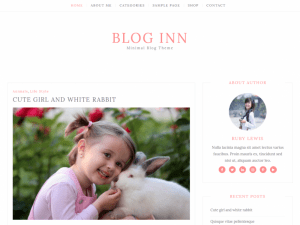 Free Blog Inn Wordpress Theme