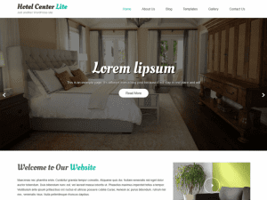 Free Hotel Center Lite Wordpress Theme