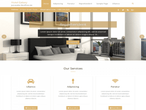 Free Hotel Galaxy Wordpress Theme