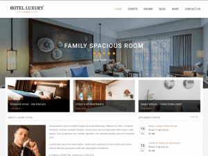 Free Hotel Luxury Wordpress Theme