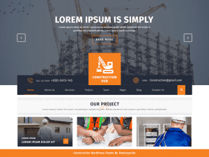 Free Construction Hub Wordpress Theme