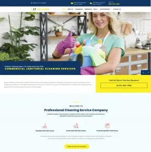 Free Lt Inclean Onepage Wordpress Theme