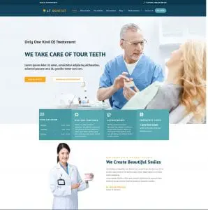Free Lt Dentist Onepage Wordpress Theme