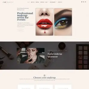Free Lt Makeup Onepage Wordpress Theme