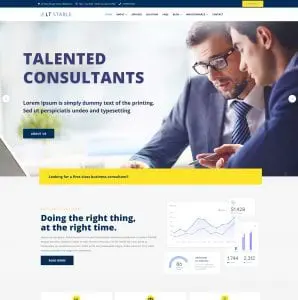 Free Lt Stable Onepage Wordpress Theme