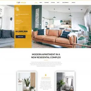 Free Lt Villa Onepage Wordpress Theme