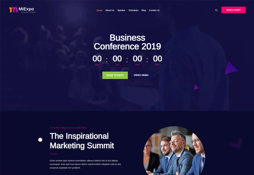 MiExpo adalah tema Elementor khusus niche lainnya