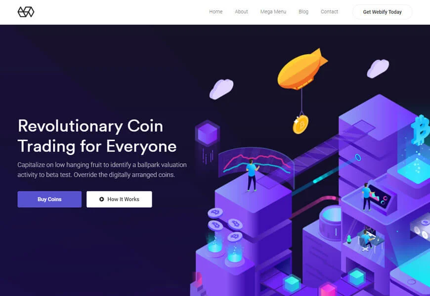 Webify adalah tema ringan