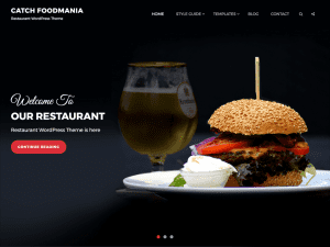 Free Catch Foodmania Wordpress Theme