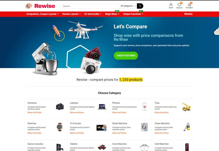 REHub - tema woocommerce pasar terbaik