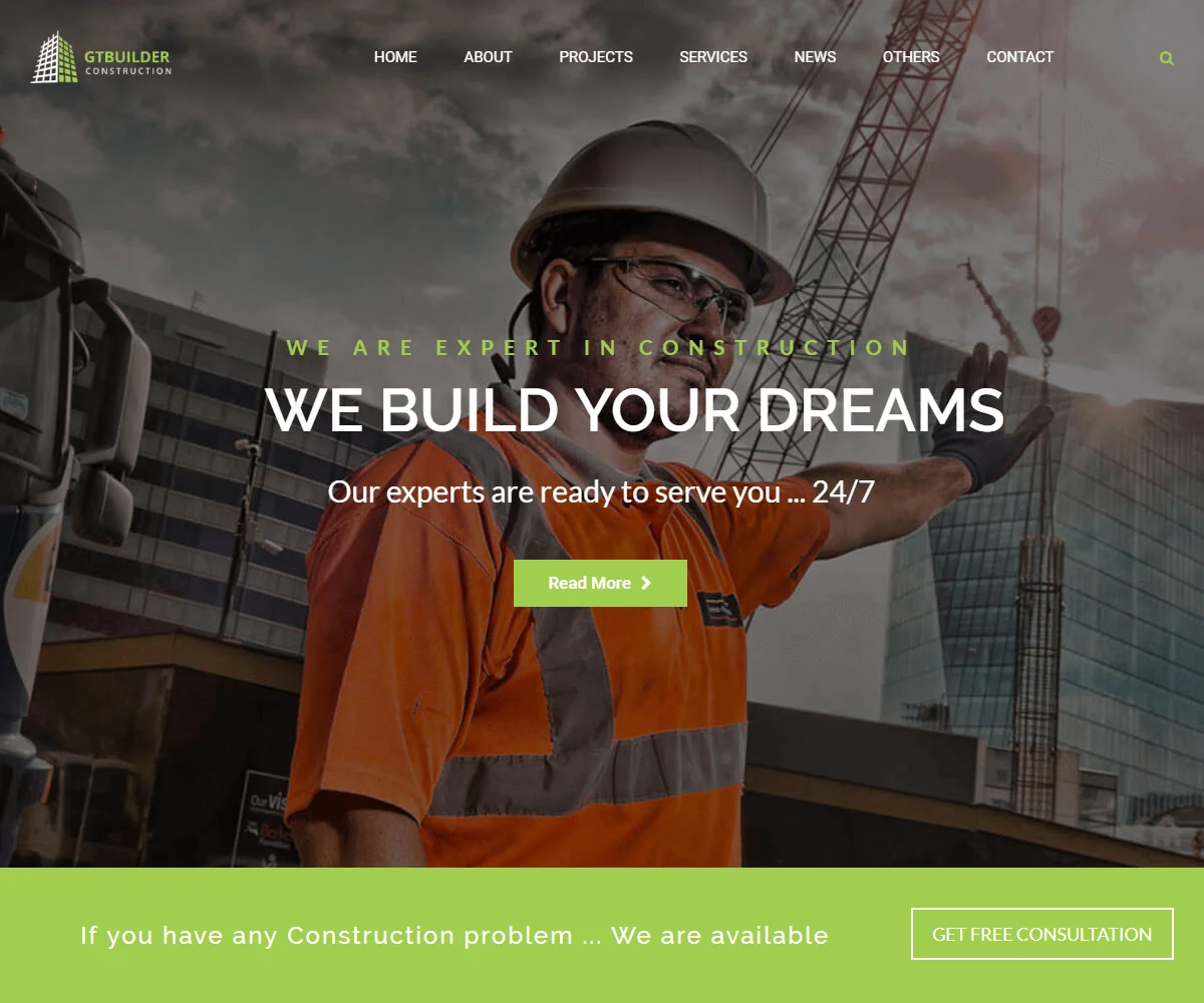 konstruksi tema WordPress